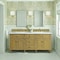 James Martin Vanities 72'' Double Vanity, Light Natural Oak w/ 3 CM Ethereal Noctis Quartz Top 424-V72-LNO-3ENC - alternate 4